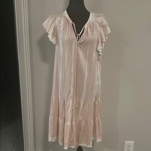 Knox Rose Pink Flutter Sleeve Midi Sundress